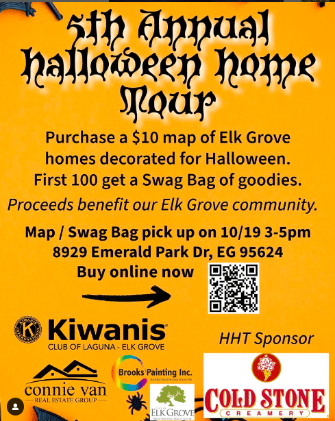 laguna elk grove kiwanis Halloween Home Tour