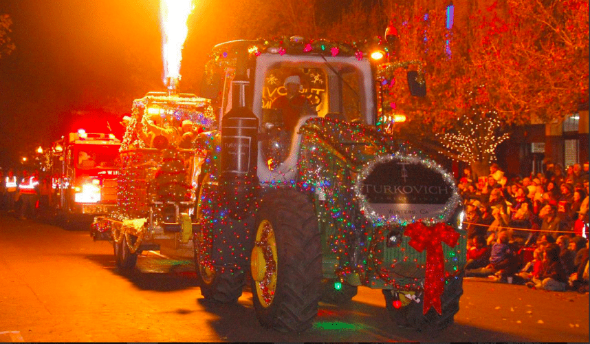 winters tractor parade